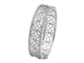 18kt white gold Quatrefoil bracelet with 1.73 cts diamonds. Available in white, yellow, or rose gold.
